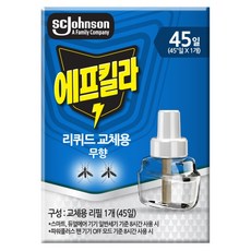 에프킬라 리퀴드 무향 45일 리필, 1개, 27.4ml