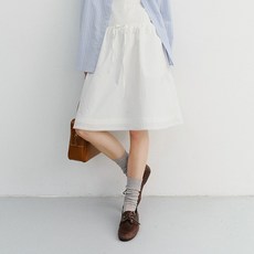Dunst LACED MIDI FULL SKIRT UDSK6B225WT00