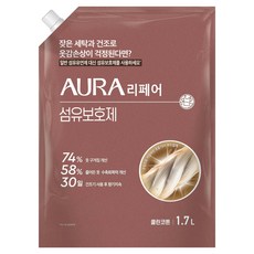 아우라 리페어 섬유보호제 클린코튼 리필, 1.7L, 1개