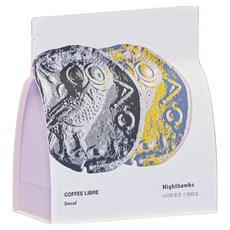 커피리브레 디카페인 블렌드 나이트호크 원두, 1개, 500g, 홀빈(분쇄안함)