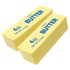 리드홈 향기나는 버터 말랑이 장난감 스퀴시 주물럭 스트레스볼 2p, 옐로우, 80g, 2개