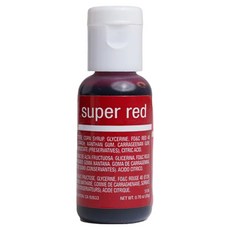 셰프마스터 리쿠아젤 식용색소 슈퍼레드, 20g, 1개