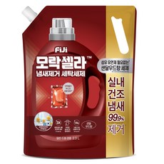 피지 모락셀라 섬유유연제 필요없는 실내건조 냄새제거 세탁세제 샌달우드향 리필, 2.3L, 1개 2.3L, 1개