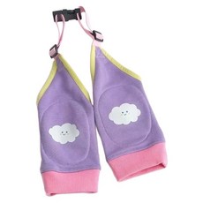 아티펫 반려동물 버클 귀여운 무릎 팔꿈치 보호대, 퍼플, 1개