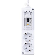 보코 고용량 4000W 누전차단용 멀티탭 2구, 3m, 화이트, 1개