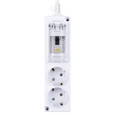 보코 고용량 4000W 누전차단용 멀티탭 2구, 5m, 화이트, 1개