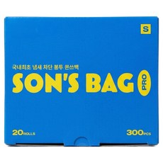 쏜쓰백 강아지 냄새차단 PRO 배변봉투 S, 네이비, 1개, 300개입
