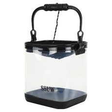 굄스 낚시 접이식 두레박, 투명