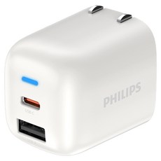 PHILIPS 飛利浦 30W 1C1A PD旅充充電器 DLP4338CW, 白色, 1個