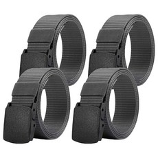 코레시스 심플 아웃도어 밀리터리 벨트, 그레이, 4개