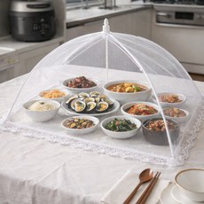 일상속반짝 원터치 접이식 밥상보, 1개