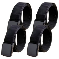 코레시스 심플 아웃도어 밀리터리 벨트, 블랙, 4개