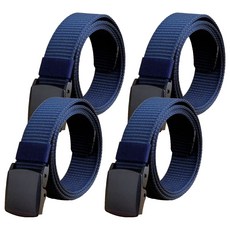 코레시스 심플 아웃도어 밀리터리 벨트, 네이비블루, 4개