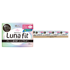 elleair 艾黎艾爾 elis 愛麗思 日本原裝進口 LunaFit極緞棉超薄款衛生棉, 30個, 20片, 日用