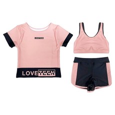 Summer love 夏之戀 女童款 三件式泳衣