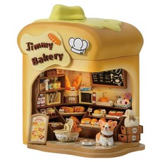 迷你屋DIY套組, 1個, 吉米麵包店