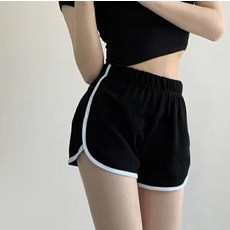 Raratina 女款Srabine配色線條訓練短褲