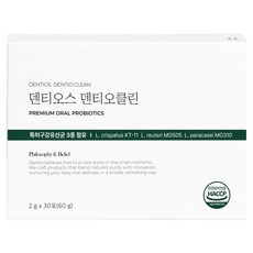 덴티오스 덴티오클린 구강유산균, 30포, 1개
