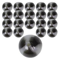 賣東西的男人 貓眼樹脂圓形DIY手鍊材料串珠 16mm(2.3mm) 20入