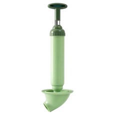 세븐와이즈 펌핑식 진공 고압 변기 뚫어뻥, 그린