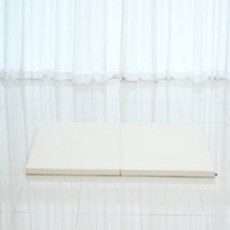비피프렌즈 논슬립 유아 놀이방 거실 복도 네모네모 폴더매트 2단, 2단 화이트 1000x2000mm, 화이트