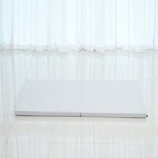 비피프렌즈 논슬립 유아 놀이방 거실 복도 네모네모 폴더매트 2단, 2단 그레이 1000x2000mm, 그레이