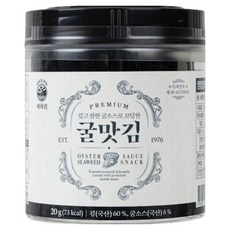 Sewhagim 濃鬱牡蠣醬裹覆牡蠣味海苔, 20g, 1個