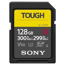 SONY 索尼 Memory Tough SD卡 SF-G128T, 1個, 128GB