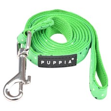 퍼피아 반려동물 네온 도트 리드줄, 그린, 1개