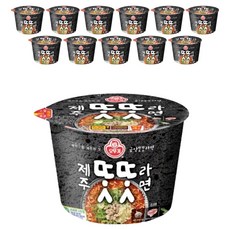 오뚜기 제주 똣똣 라면 100g, 12개