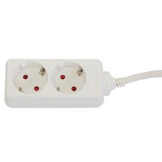 스마토 보급형 멀티탭 2구 NM2-03, 1개, 화이트, 2.7m