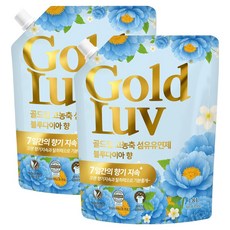 골드럽 고농축 섬유유연제 블루다이아 리필, 1.8L, 1개입, 2개 1.8L, 1개입, 2개