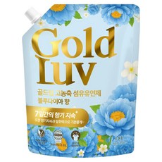 골드럽 고농축 섬유유연제 블루다이아 리필, 1.8L, 1개입, 1개