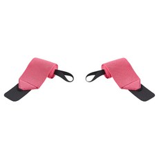 Deadlift 硬舉 舉重 平板臥推 手腕帶 雙手穿戴套組, 粉紅色, 1套