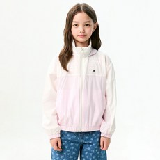 타미힐피거 키즈 언라인드 컬러블럭 윈드브레이커