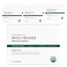덴티오스 덴티오클린 구강유산균 30포, 6개