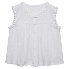 JUCY JUDY 無袖荷葉邊襯衫 J1BL322F