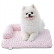 파스텔펫 반려동물 소프트 허니비 쿨매트, 핑크, 1개