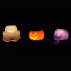 크레모아 이너프 쉐이드 스푸키팝 랜턴 커버 3종 세트, 1세트, 혼합색상