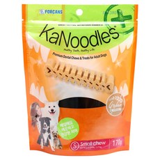 카누들 강아지 플러스 지퍼백 덴탈껌 S, 구강, 170g, 1개