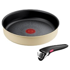 Tefal 特福 電磁爐 Magic Hands 2X 奶油色平底鍋 手柄, 1個, 24cm