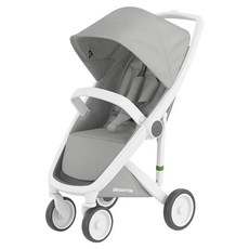 Greentom 荷蘭 Classic 經典嬰兒推車 嬰幼兒手推車, 時尚白 + 經典灰