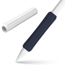 SPACE SHIELD Apple Pencil 相容 Steady 高級防滑矽膠握筆套與筆帽 2件組