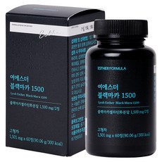 ESTHER FORMULA 呂醫師 黑瑪卡 1500 90.6g, 1個, 60錠
