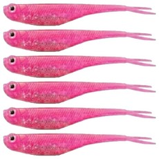 버클리 파워저크쉐드 다운샷웜 13cm PBBPJS5-PKGD 6p, 핑크실버, 1개, 60g