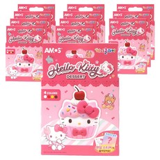 아모스 미니클레이 헬로키티 디저트, 30g, 12개