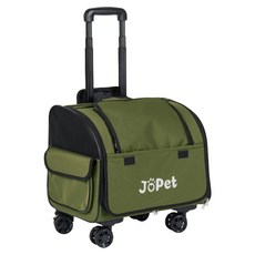 JoPet PicoRoll 皮可羅 寵物拉桿背包 JPC01, 軍風綠, 1個