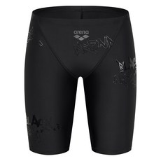 아레나 블랙앤블랙 4부 수영복 A6SM1MF07BLK