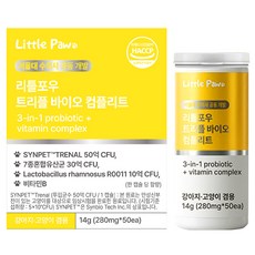 리틀포우 반려동물 90억 캡슐유산균 트리플 바이오 컴플리트 14g, 1개, 장건강/유산균, 50정