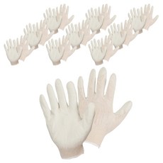 블링라이트 VG 반코팅 작업 장갑 양손착용 세트 13G L사이즈, 백색, 10세트